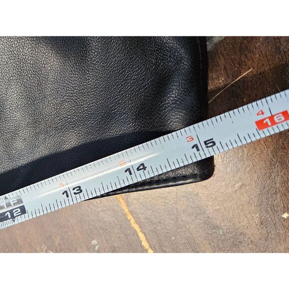 Leather Limited Black Skirt Size 4 Genuine Leather Pencil - Picture 7 of 8